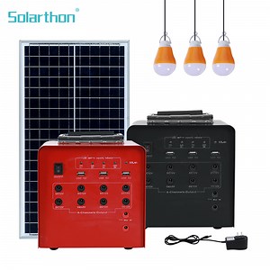 [Hot Item] Compact Solar Generator Featuring LED Lamp for Camping Adventures
