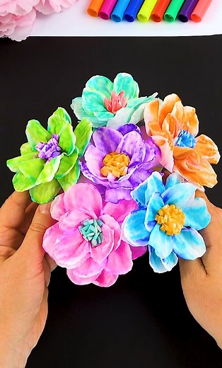 19K views · 237 reactions | Toilet Paper Flowers | DIY by Pipe-Cleaner-Crafts B | Facebook
