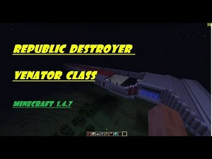 Minecraft Build : Venator-class star destroyer episode 1 - star wars