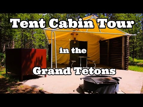 Colter Bay Village Tent Cabins in the Grand Tetons