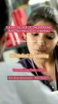 GKM Engineering & Architecture 2026 Admission | Anna University | Chennai #GKM