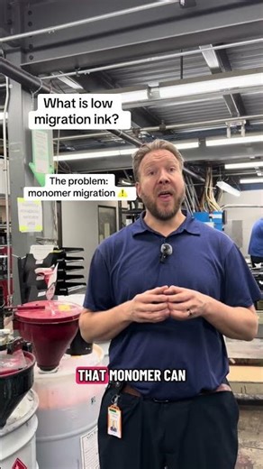 What is Low Migration Ink? #labelmanufacturing #cpgpackaging