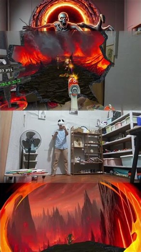 Zombie Muncul di Rumah! Hell Horder VR Meta Quest 3 Mixed Reality | Virtual Reality