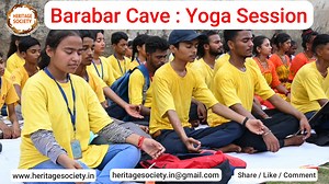 Barabar Cave Heritage Awareness: Yoga Session organised to celebrate the Wonder Caves of India. . You are requested to join us to promote and safeguard heritage and culture of Bharat. To participate in the coming awareness drive click on the membership link of the Heritage Society. www.heritagesociety.in/membership . . #HeritageSociety #BarabarCaves #YogaSession #Barabar #Jehanabad #BiharHeritage #caveheritage #barabarhill #NagarjuniHill #yogasessions #AsiaticHeritage #Archaeologist #BiharHerita