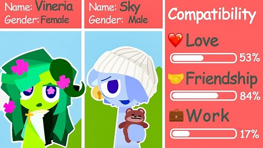 Incredibox Sprunki Sprunke Sky 和您 - 关系 _ 所有角色描述！新 Mod！