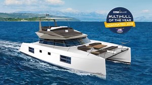 Two hulls. Full power. Endless comfort. Discover the new NAUTITECH 47 POWER CATAMARAN! | Bavaria Yachts