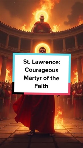 Discover the fearless story of St. Lawrence, the deacon who defied an emperor and became a symbol of faith and charity. #CatholicSaints #FaithHeroes #ChristianInspiration #Martyrdom