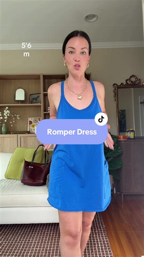 & if you’re someone who hates short dresses like me, the shorts make me feel so secure #romperdress #summerdress #fashion
