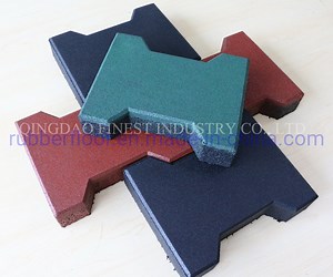 [Hot Item] China Factory Dog Bone Rubber Paver Tiles, Rubber Brick Paver Tiles, Interlocking Rubber Tile, I Brick Paver, Walkway Rubber Brick, Horse Barn Paver Tiles