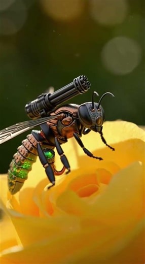 #VFX #CGI #ScienceFiction🤖🐝 Cyborg Bee Awakens! Cinematic Photorealistic VFX
