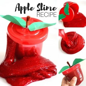 Red Apple Slime - Little Bins for Little Hands