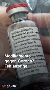 Was hilft gegen Covid-19? Neben Impfungen, spielen auch Medikamente eine wichtige Rolle. Derzeit werden 400 verschiedene Substanzen untersucht. | ZDF heute