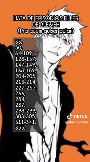 Como Assistir BLEACH Sem Fillers: Episódios Que Pular