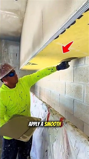 Insane Ceiling Skim Coating Technique! Perfect Drywall Finish Using Hawk and Trowel