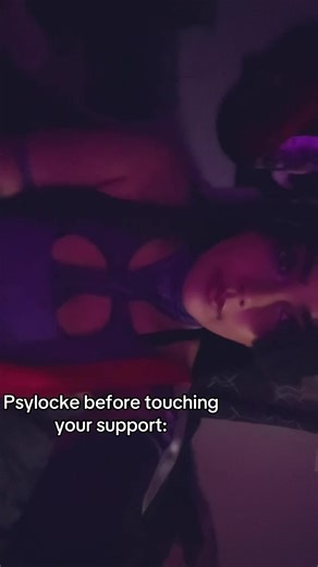 Psylocke: The Tickle Monster in Cosplay