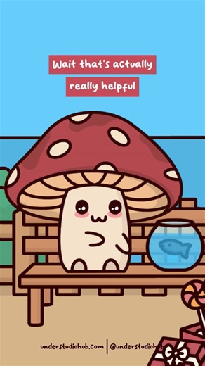 Trying My Best For My Friend 🐦 Original Audio: Ilana Degann #friends #friendship #mentalhealth #animation #mushroom #bird #understudio | Under Studio