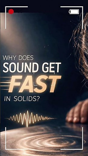 Why sound travels faster in solids? 🔊 #igcsechemistry0620