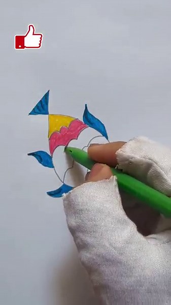 How to Draw a Cute Fish | Easy FISH Drawing lesson for kids#fish#kidsart#drawingforkids