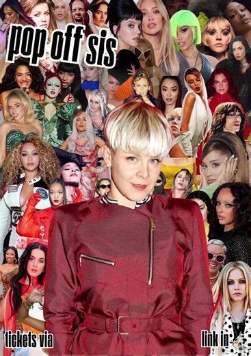 calling all @robynkonichiwa fanatics! you don’t wanna miss the launch of pop off sis on 27th march in shoe factory @unionstreetbarbelfast the #sexistential album celebration! you’ll hear old skool tunes from the singer plus her brand new material on the day of release! all mixed in with your favourite #popgirlies early bird tickets are still (just about) available, link in bio babes 🫦 #popculturenews #musicfan #robyn