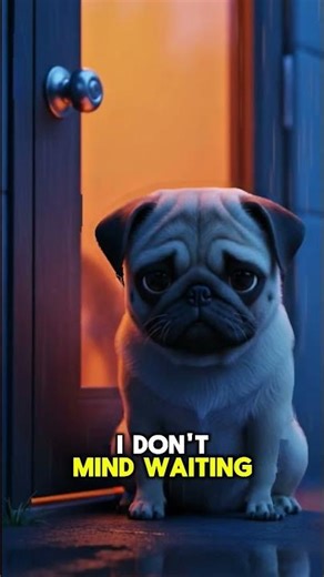 Pug just waiting for his turn 😞🐕🐾☔ #shorts