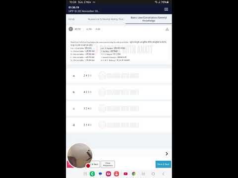 live RWA Mock Test 2 November