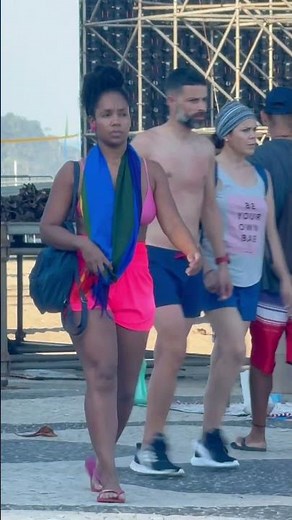 🇧🇷 Copacabana Beach 🏖️Rio de Janeiro