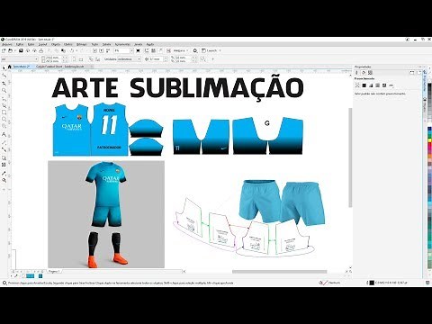 Sublimation Art for Soccer Shorts in Corel Draw: Templates and Guides