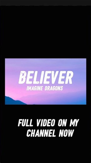 Imagine dragons - BELIEVER (Lyrics)