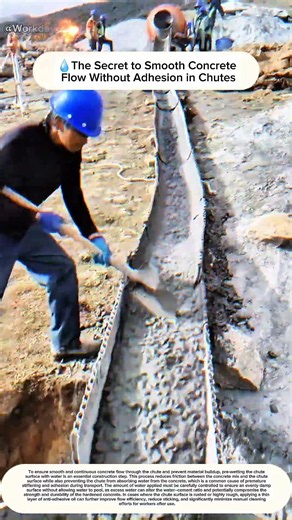 💧 The Secret to Smooth Concrete Flow Without Adhesion in Chutes