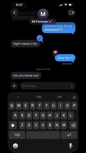 Texting my crush pt3 gone wrong… #fyp #pt3 #textingmycrush #n💕 #scary | texts with my crush