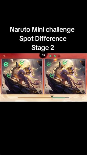Spot the Differences in Naruto Mini Challenge Stage 2