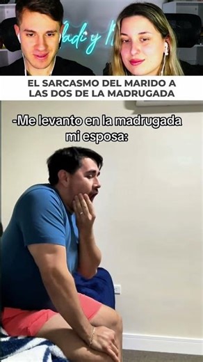 Marido responde con sarcasmo a las preguntas de su esposa en la madrugada