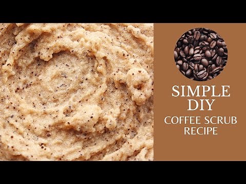 Simple DIY Coffee Sugar Scrub | No Mixer Required