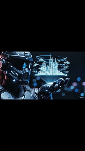 Holographic City Interface 🌐 | Sci-Fi Concept Art