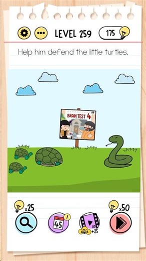 Brain test level 259 #mobilegame #braintestsolution #games #trickypuzzles #gaming #braintest