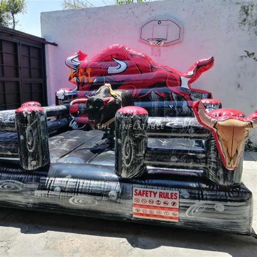 Rentals Outdoor Mechanical Bull Inflatable Amusement Park Cowboy Mechanical Bull Riding Game