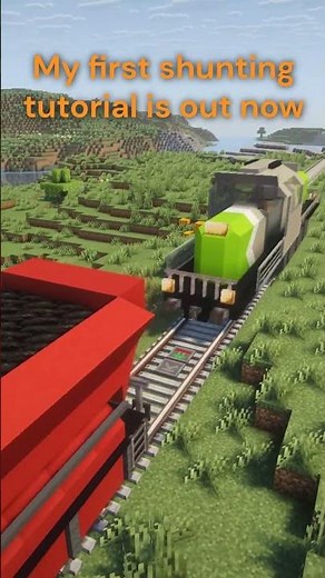 Minecraft Create Mod Train Shunting Tutorial 1#create #minecraft #train #gaming #createmod #railroad