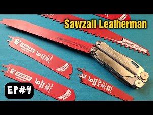 EP4 Multitool Modding, Adding Sawzall Blade to the Leatherman Wave