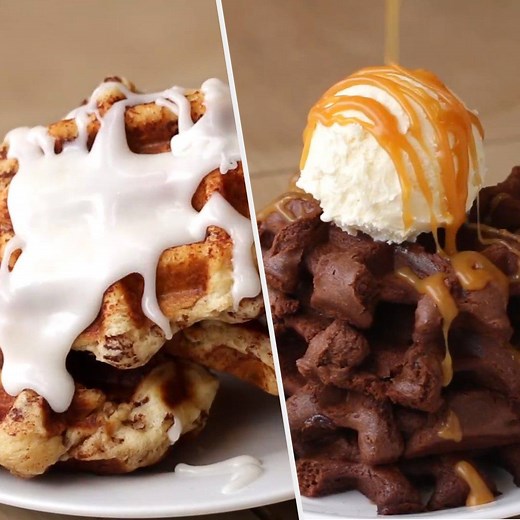 270K views · 1.3K reactions | How warm do you like your waffles? Recipes: https://tasty.co/compilation/crispy-and-fresh-waffles | Tasty | Facebook
