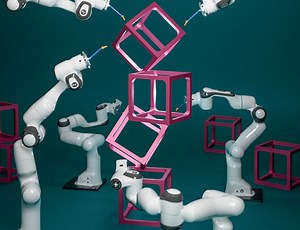 RoboBallet: Planning for multirobot reaching with graph neural networks and reinforcement learning