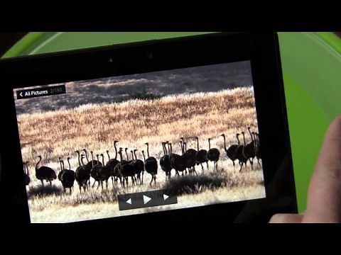 BlackBerry PlayBook UI, Basic Navigation, Gestures & Settings