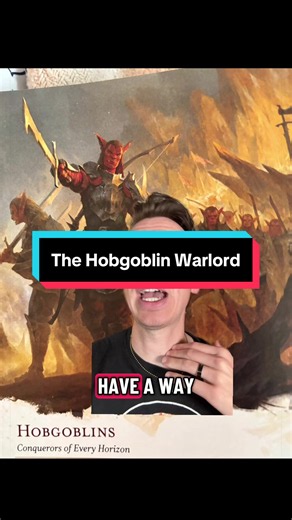 Here’s an excellent monster that could be used as a recurring villain in your campaign! The Hobgoblin Warlord! This one specifically is an excellent template to use to customize to your campaign. We’re back today with more underrated monsters from the D&D 5.5 monster manual. What are your underrated monsters? #dnd #dungeonsanddragons #dndtok