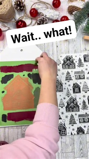 Yes I'm amazed every single time I pull off the stencil! Did you know these stencils are Perfect for beginner crafters?! Reusable and Easy to use! Link in Bio #christmasdecor #silkscreen #diydecor #stencil #crafting | Chalk Vibes