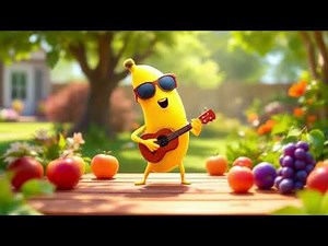 The Fruit Party Song | Fun Dance for Kids | Colorful Cartoon Fruit Characters Singing & Dancing!