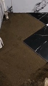 20K views · 45 reactions | How to install black and white tiles combination mix tiles installation cement and send mixture work | R.k tiles fitting | Facebook