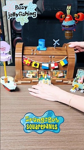🍔 Let's build Barweer SpongeBob SquarePants The Krusty Krab Restaurant 🧽🫧