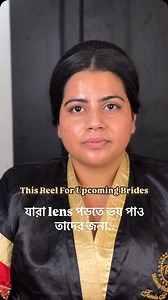 15K views · 280 reactions | Eye makeup looks more beautiful and enhanced by wearing contact lenses Today’s Bride #taniazbrides #taniasarkarpaul #bride #bengali | Tania'z Makeup Studio & Academy | Facebook