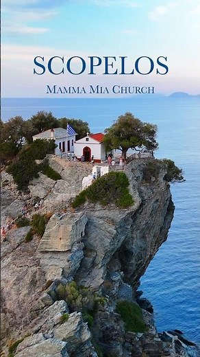 Mamma Mia Church ⛪️ - Scopelos, Greece - #mammamia
