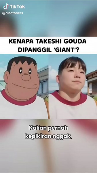 Kenapa Takeshi Gouda Dijuluki Giant dalam Doraemon?