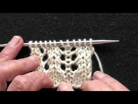 Yarn-overs in lace